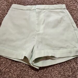 Green shorts